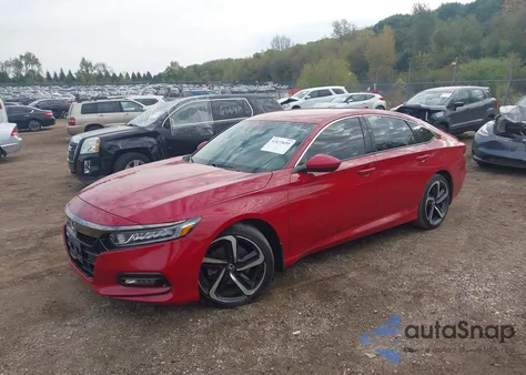 2018 Honda Accord Sport z USA, uszkodzony, nr VIN 1HGCV1F34JA016477